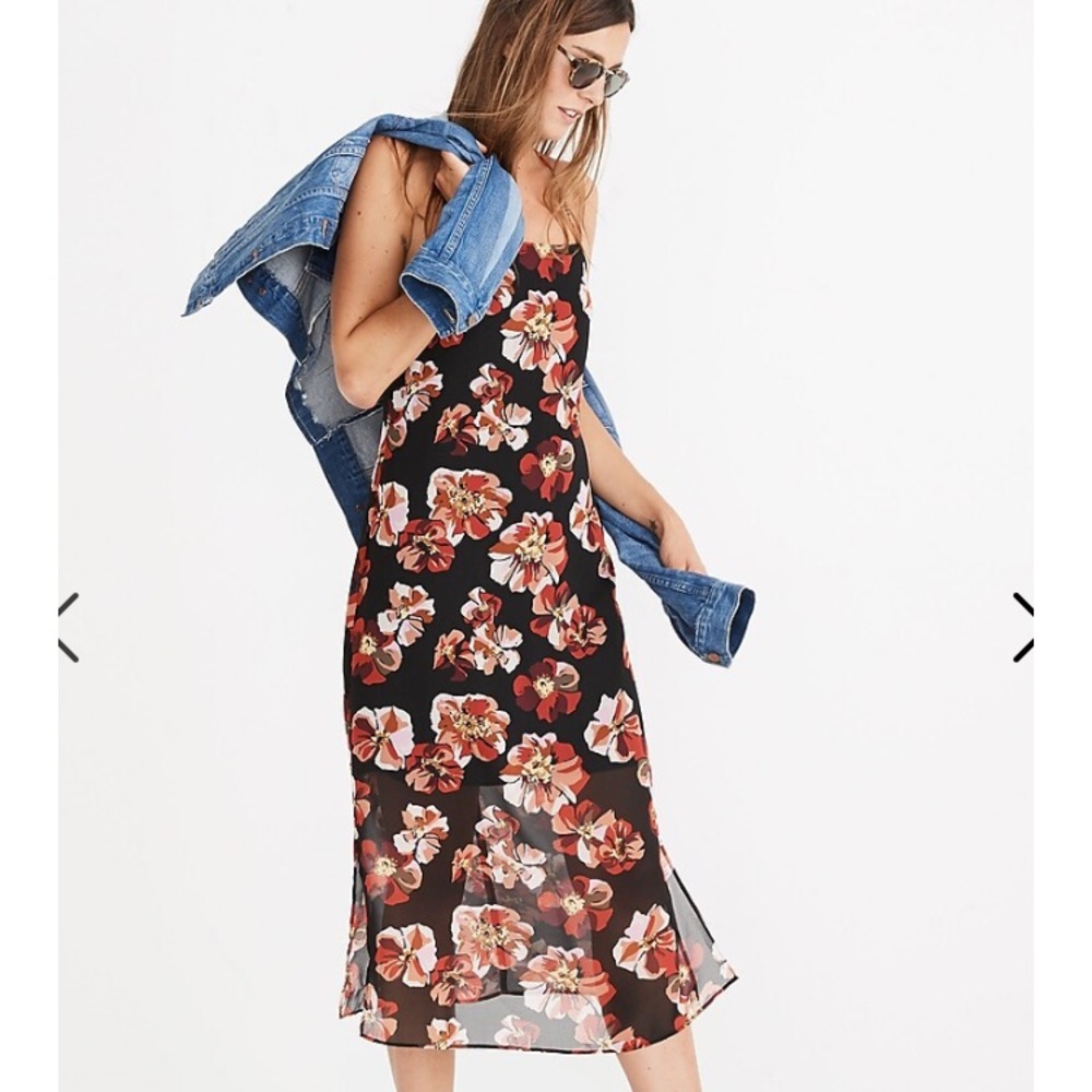 Cute Floral Madewell Slip Dress